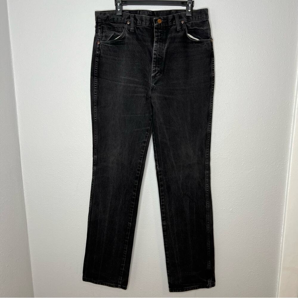 Wrangler Slim Fit 936WBK Black Jeans Men's size 38 x 36